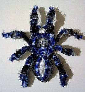 Moks19(p) Velvet spider insect  Embroidery Patch