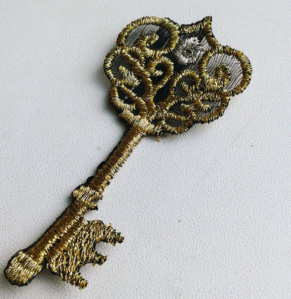 Moks43(p) Steampunk embroidered patch Key