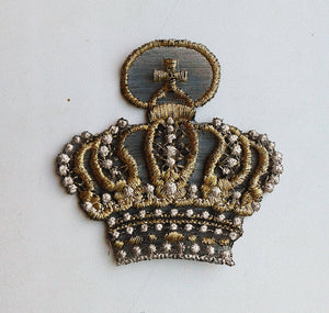 Moks49(p) Steampunk embroidered patch King's Crown