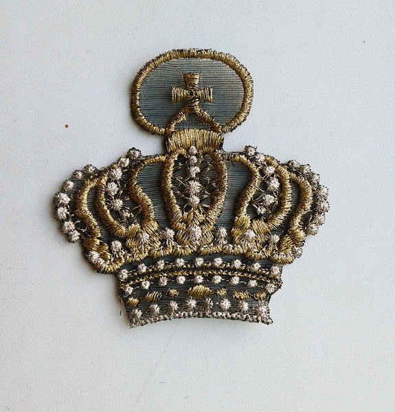 Moks49(p) Steampunk embroidered patch King's Crown