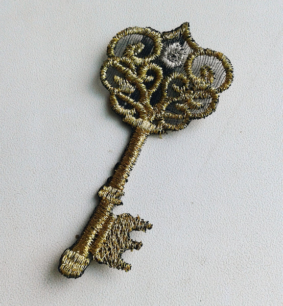 Moks43(p) Steampunk embroidered patch Key