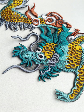 Moks97(p) Dragon Embroidered Patches