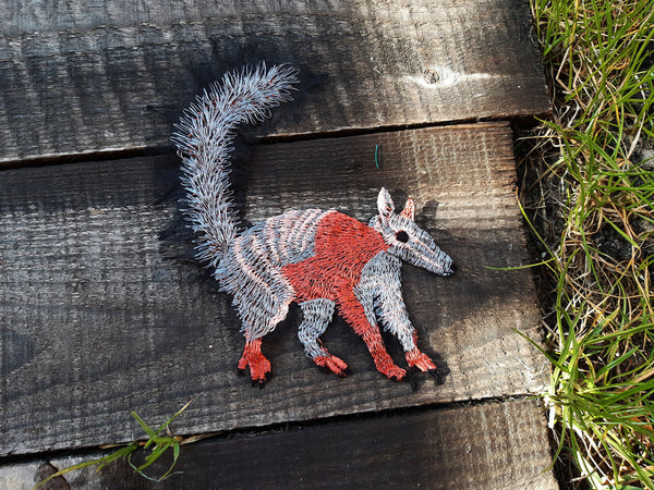 Moks311(p)  numbat animal embroidered patch, insectivorous marsupial patch