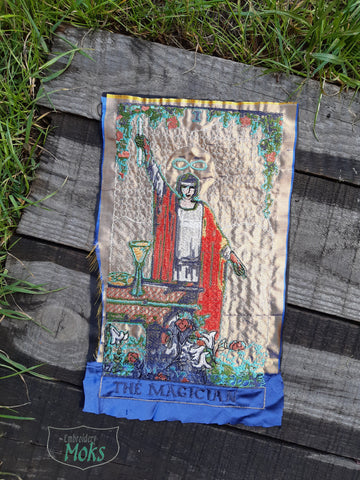 Moks332(p) Magician Tarot Card patch, embroidered patch