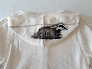 Moks324(p) European badger embroidered parch, animals patch, nature