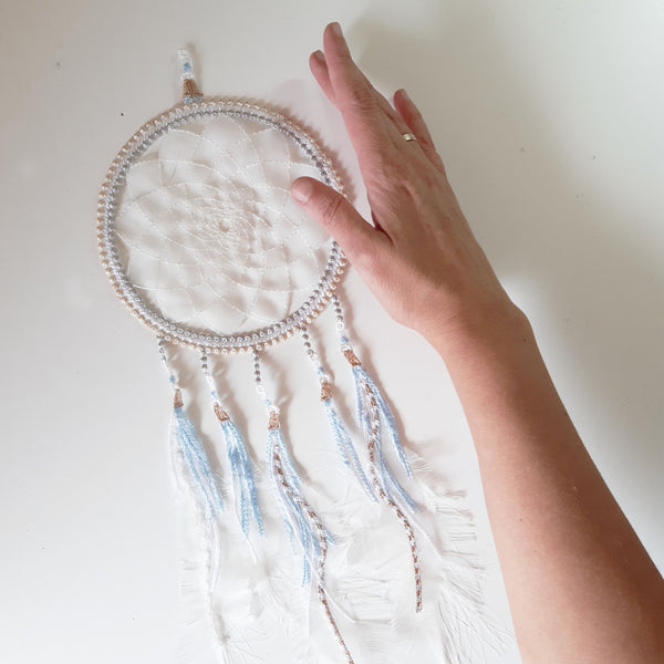 Moks(p)395 Embroidered patch hippie boho bohemian decoration wild wedding Ethnic dream catcher