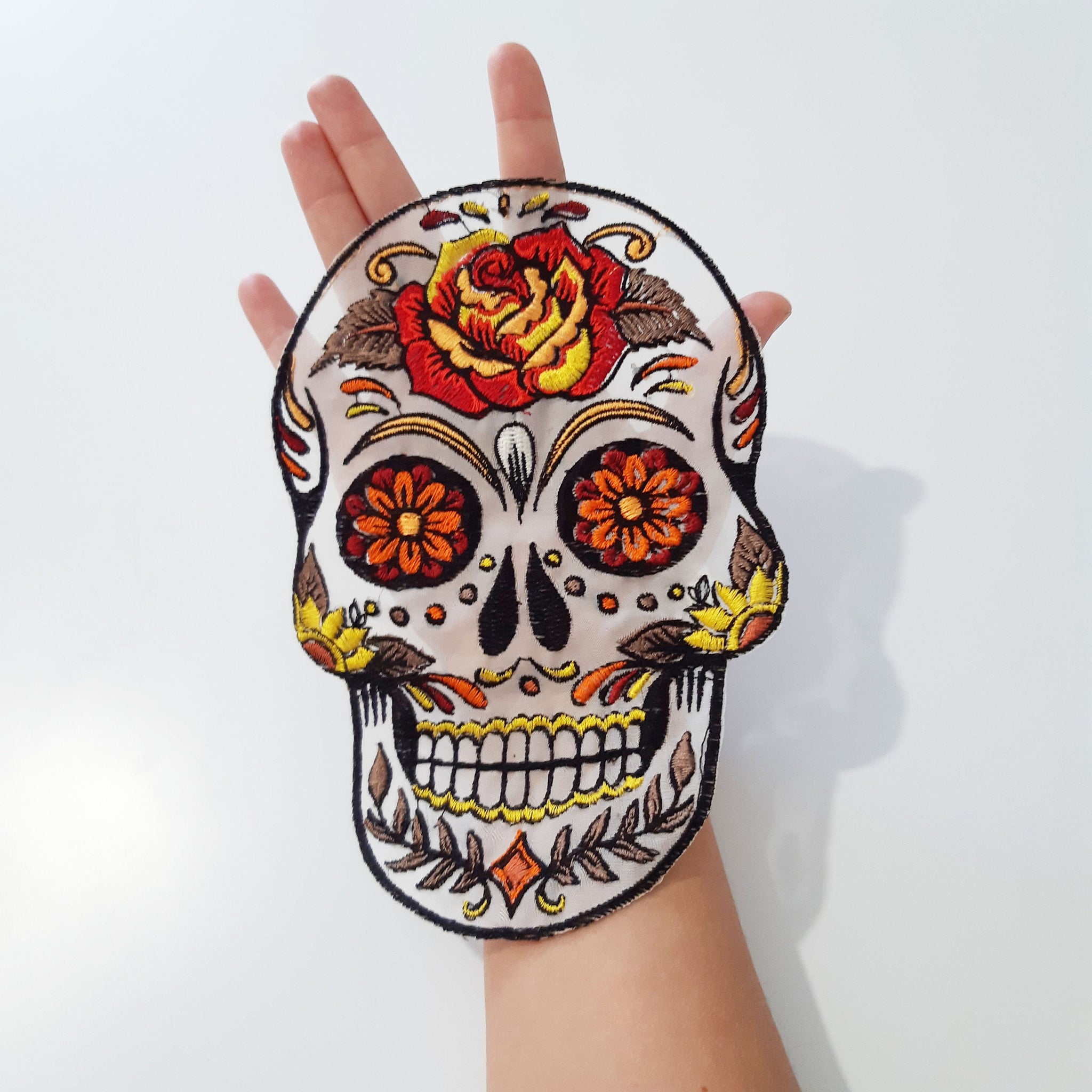 Buy Skull Embroidery Patches