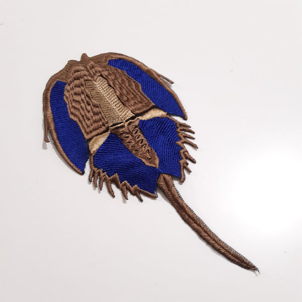 Moks412 embroidered patch horseshoe crab - arthropods patch