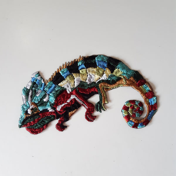 Moks423  Chameleon patch - large patch - exotic tropical reptile animal patch