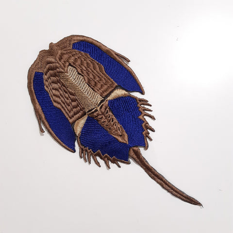 Moks412 embroidered patch horseshoe crab - arthropods patch