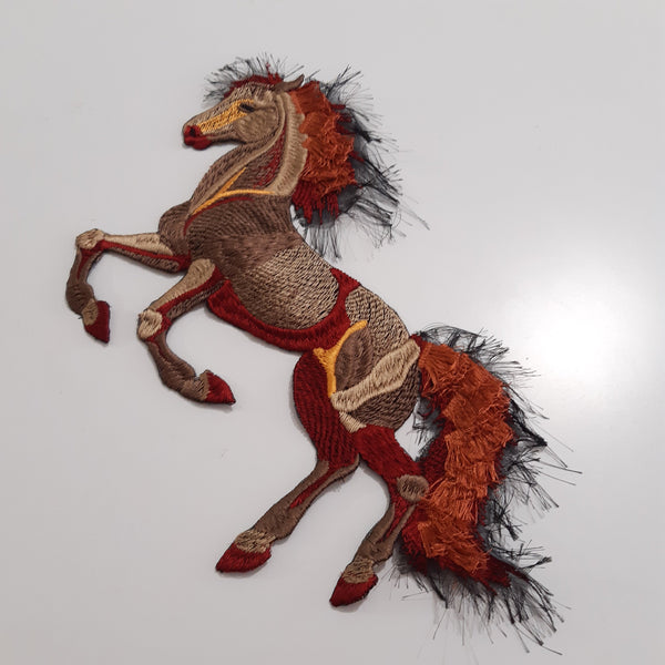 Moks414(p) large patch horse animal patch sew on