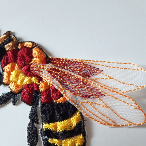 Moks420(p) bee embroidery patch