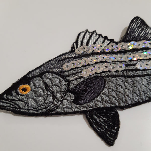 Moks150(p) fish embroidery patch