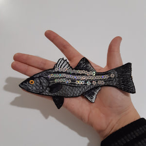 Moks150(p) fish embroidery patch