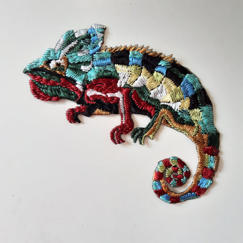 Moks423  Chameleon patch - large patch - exotic tropical reptile animal patch