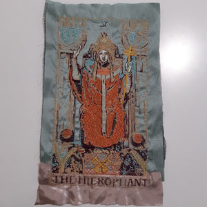 Moks287(p) the hierophant embroidered patch, tarot cards