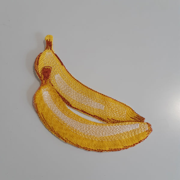 Moks442(p) Banana Patch - exotic fruit patch - embroidered patch - Sew on patch