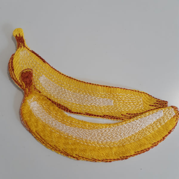 Moks442(p) Banana Patch - exotic fruit patch - embroidered patch - Sew on patch