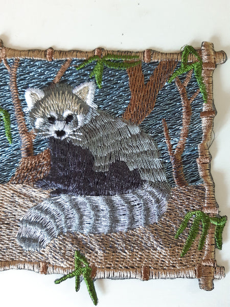 Moks310 Back patch, Animal patch, Nature Embroidery Patch